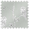 Treetop Owls, Powder Green - Roller Blind